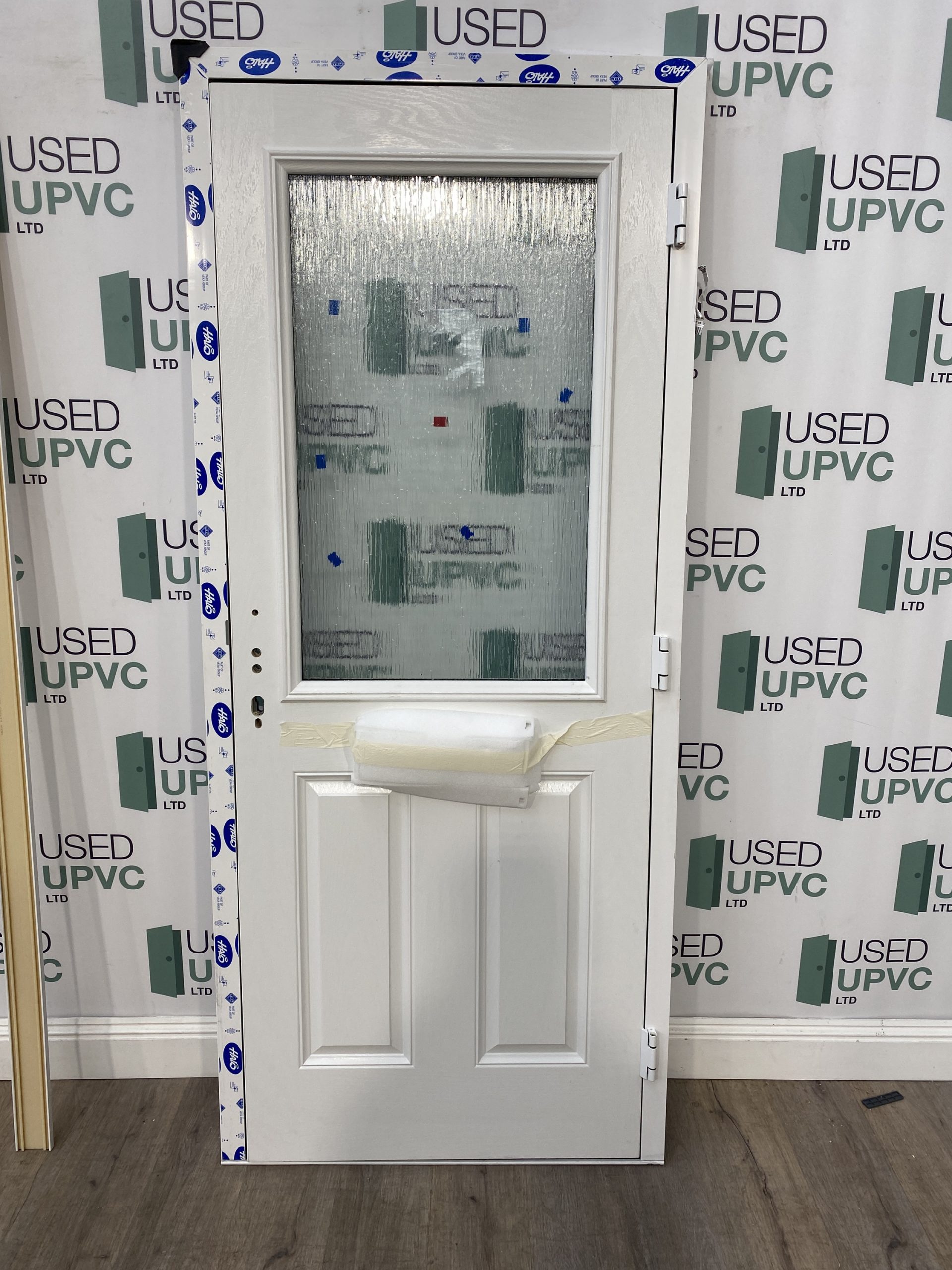 Doorstop Composite Front Door White External Exterior Half Panel Upvc