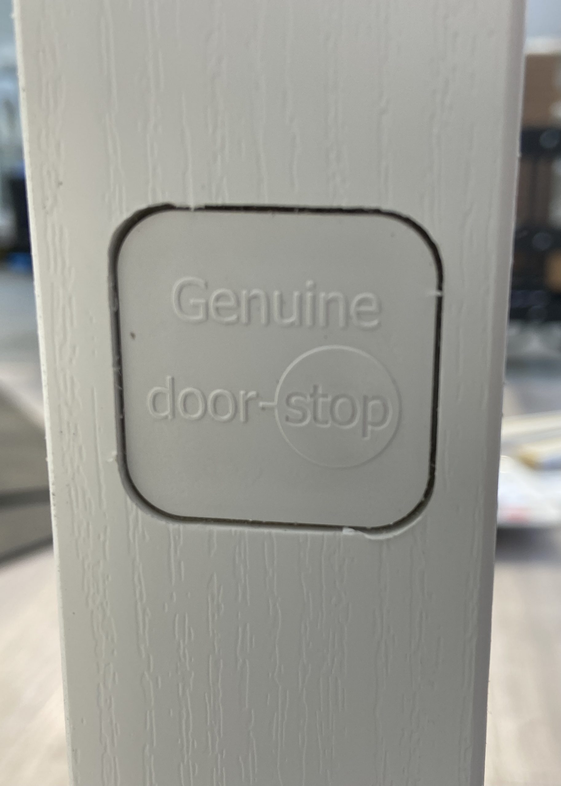 Doorstop Composite Front Door White External Exterior Half Panel Upvc