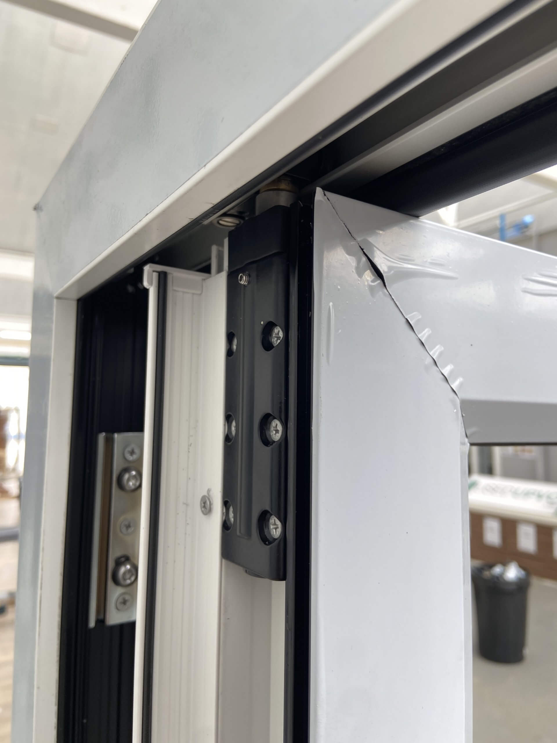 Everest Aluminium Black BiFolding Doors Green doors