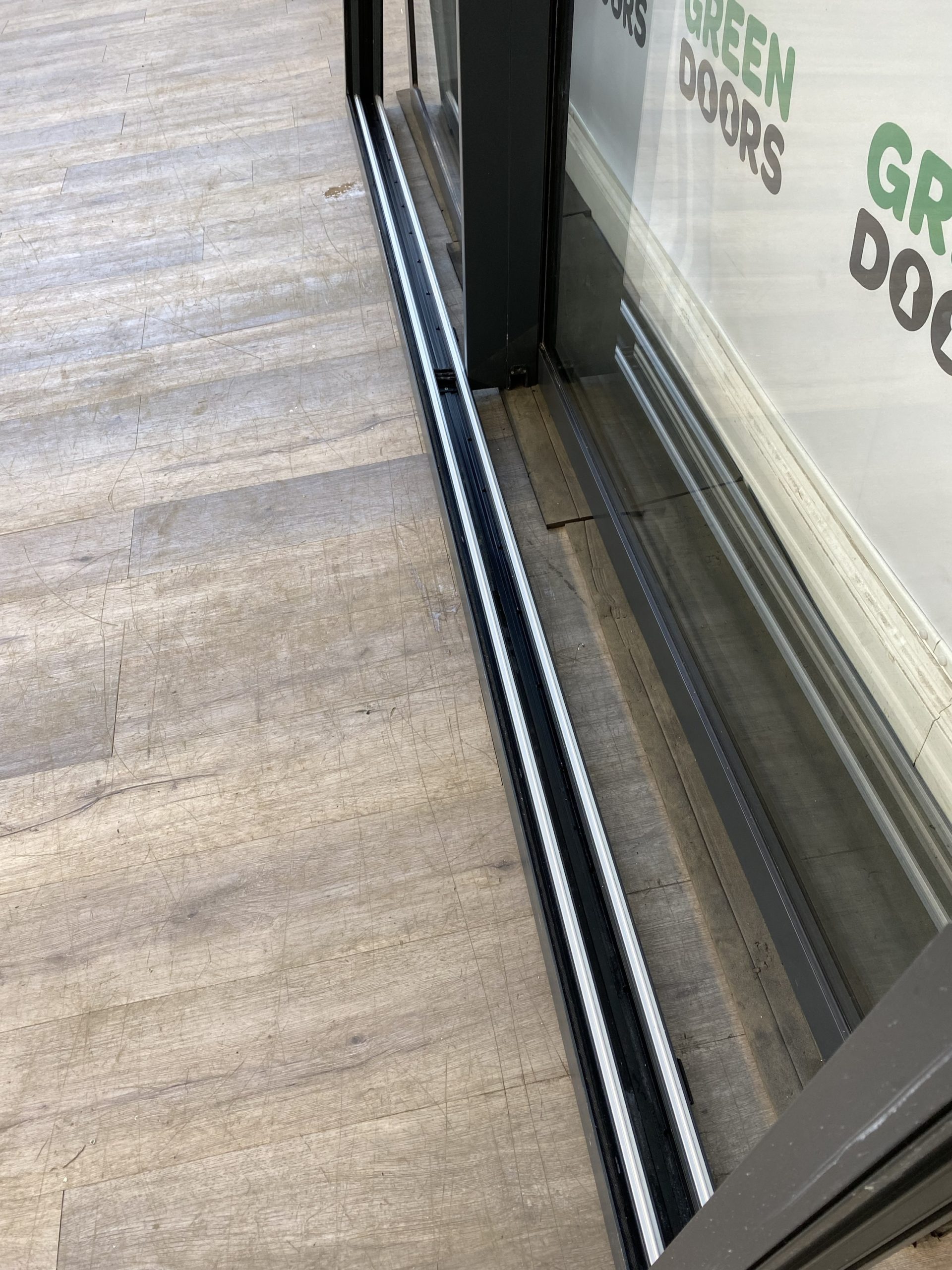 Aluminium Anthracite Grey Patio/Sliding Doors Green doors