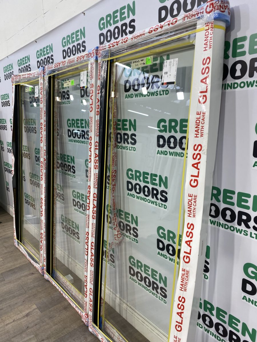 Cortizo Aluminum Black Sliding Patio Doors Green Doors UK