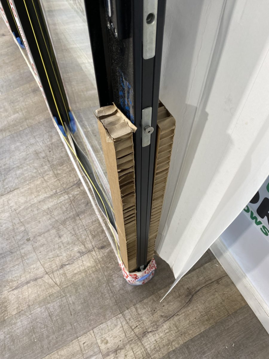 Cortizo Aluminum Black Sliding Patio Doors Green Doors UK