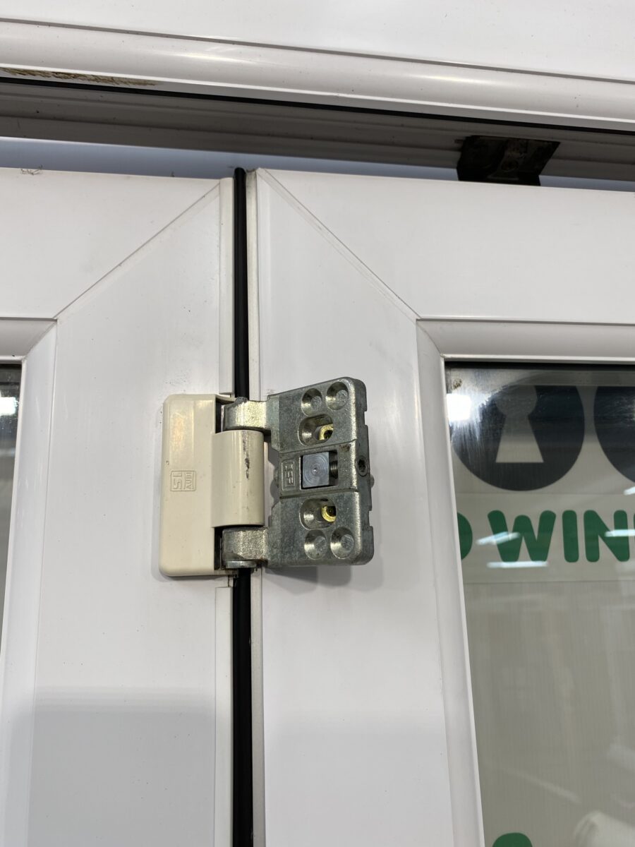 Upvc Bifold Door White Sliding Folding External Exterior Double Glazed