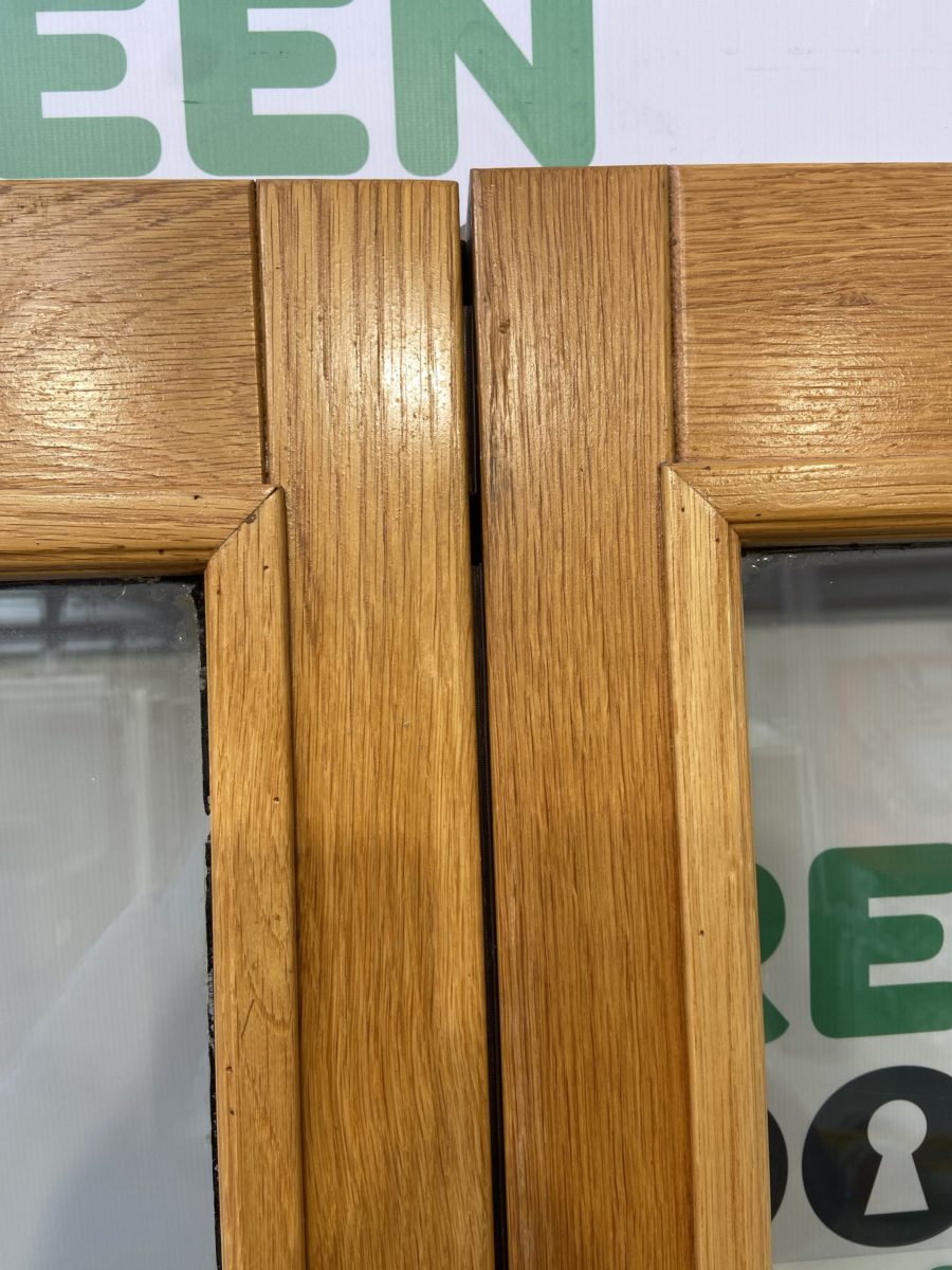 GOLDEN OAK BIFOLD DOOR EXTERNAL VENEER FOLDING SLIDING DOUBLE GLAZED