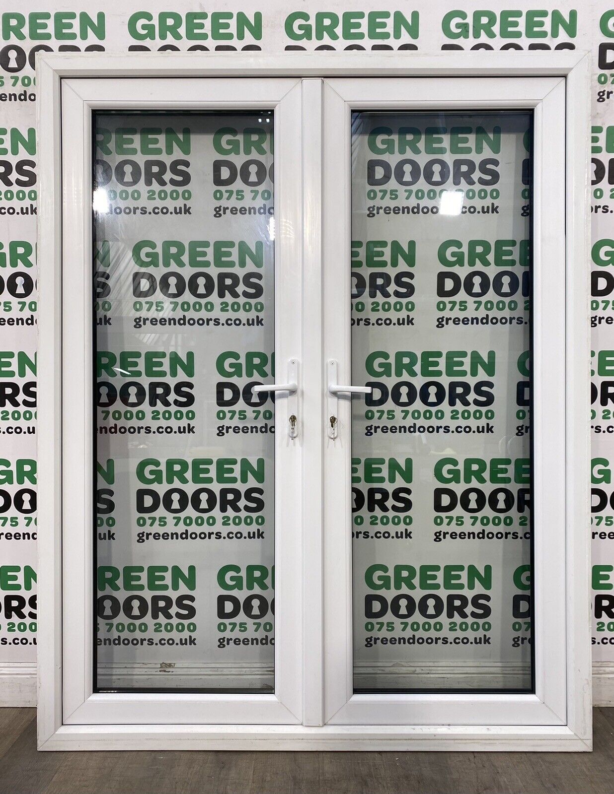 Upvc Black French Doors Green doors