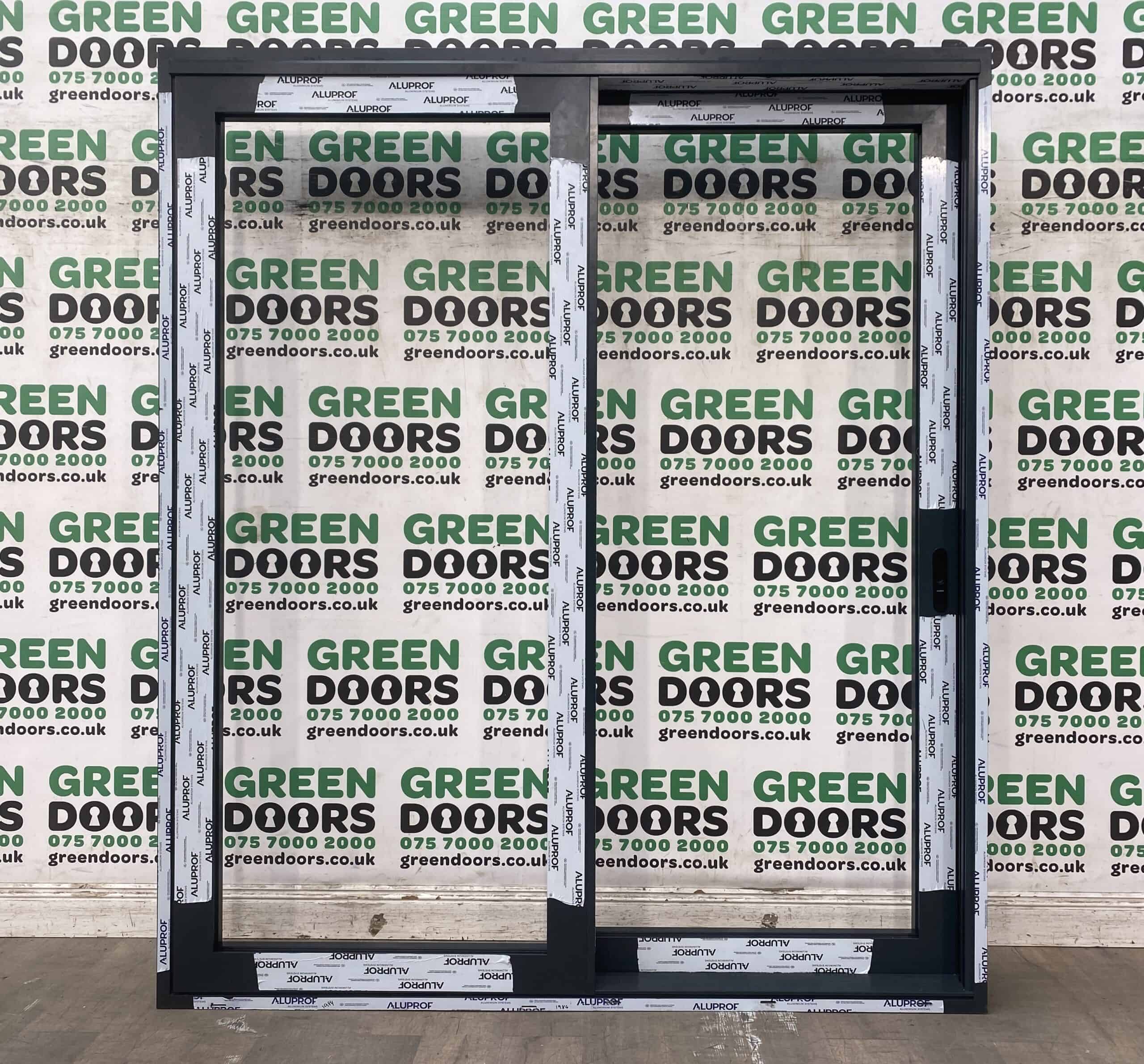 ALUMINIUM GREY PATIO DOORS SLIDING EXTERNAL ANTHRACITE RAL 7016 EXTERIOR SLIDERS
