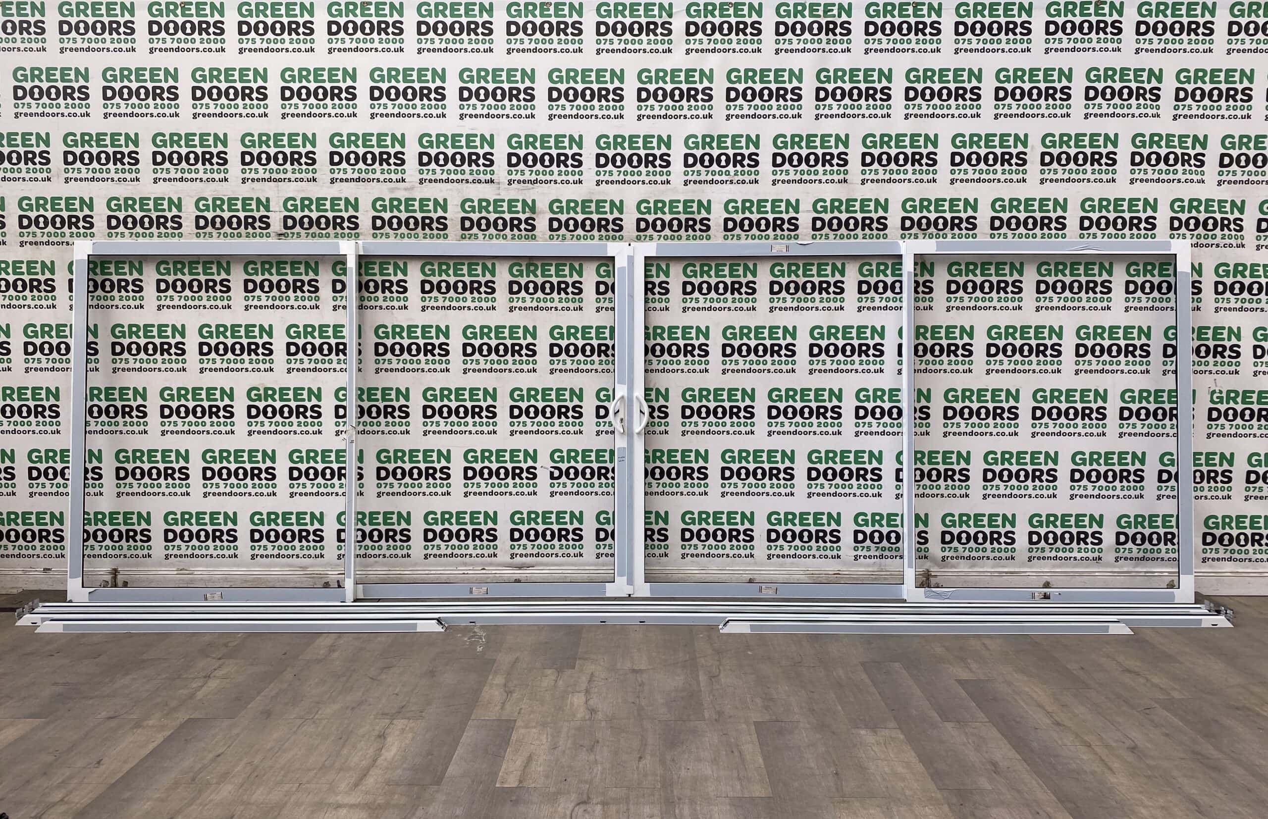 WIDE BIG SLIDING DOORS PATIO BRAND NEW ALUMINIUM EXTERNAL EXTERIOR DOUBLE GLAZED
