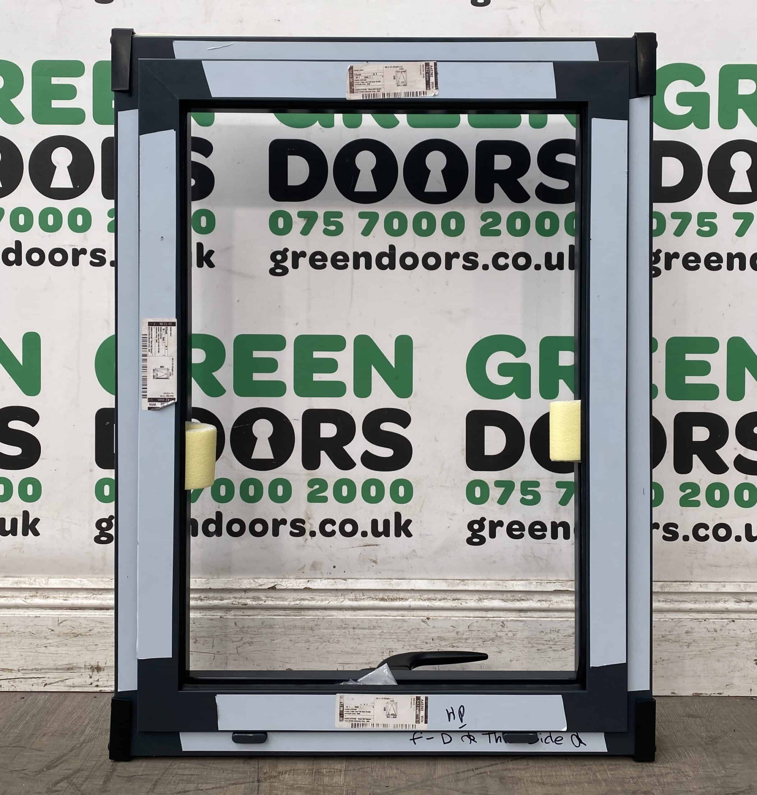 TOP HUNG CASEMENT WINDOW SMALL BATHROOM ALUMINIUM EXTERNAL EXTERIOR GREY 7016 BN