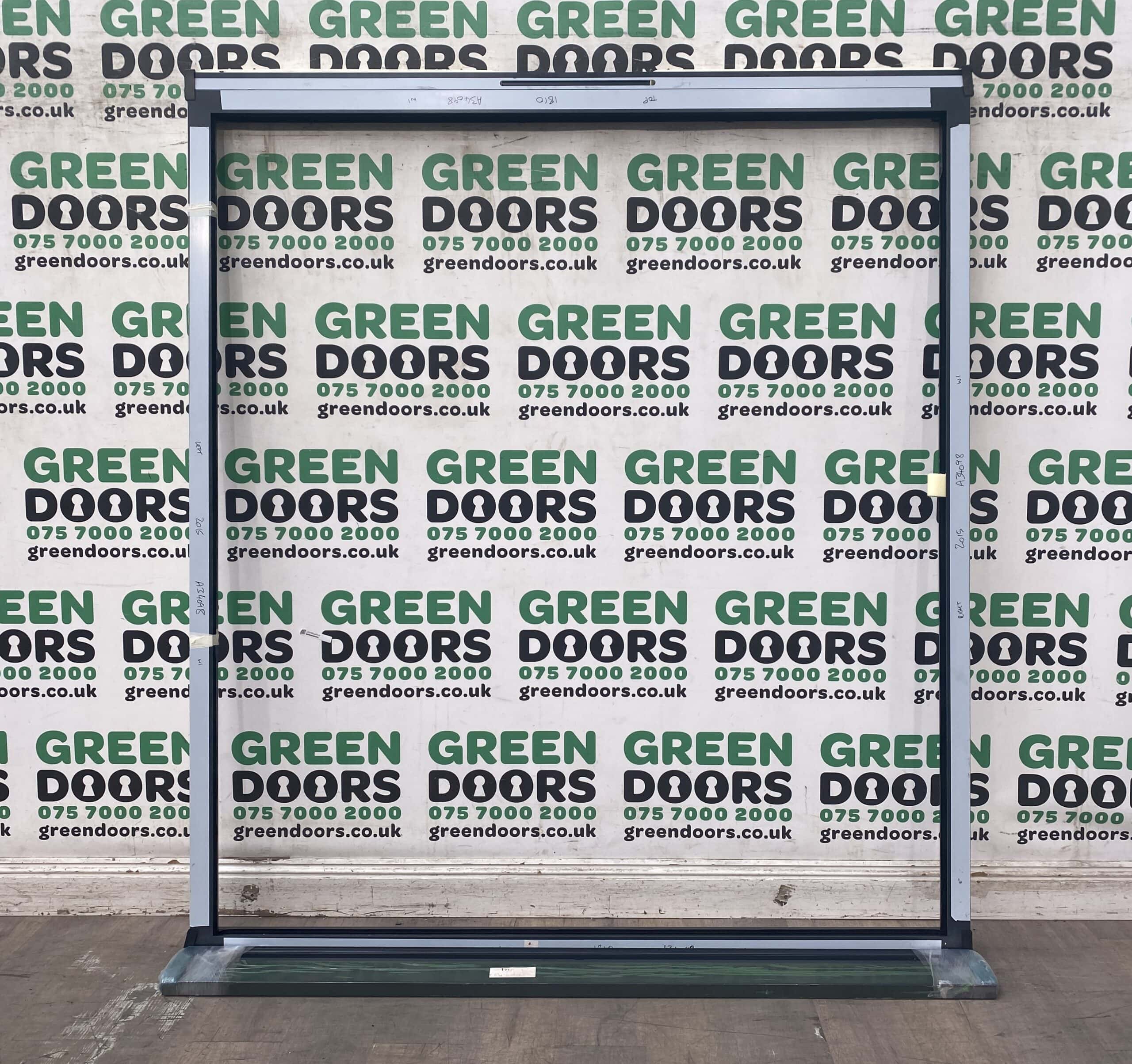 BIG WIDE FIXED WINDOW PANORAMIC EXTERNAL EXTERIOR DOUBLE GLAED ALUMINIUM NEW