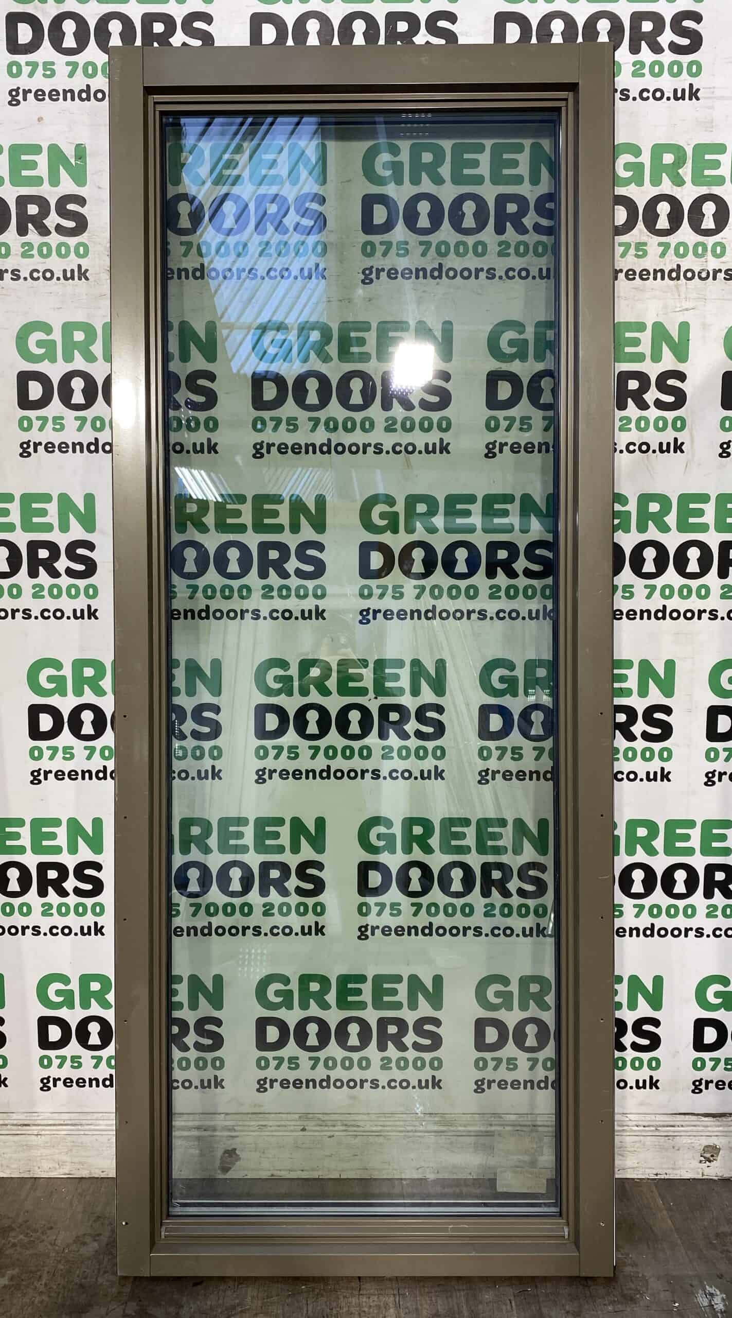 GREY ALUMINIUM BACK DOOR NORDAN BRAND NEW SEALED EXTERIOR MODERN ENTRY