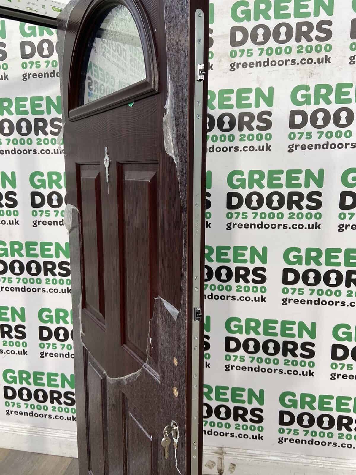 Brown Composite Front Door | Green doors