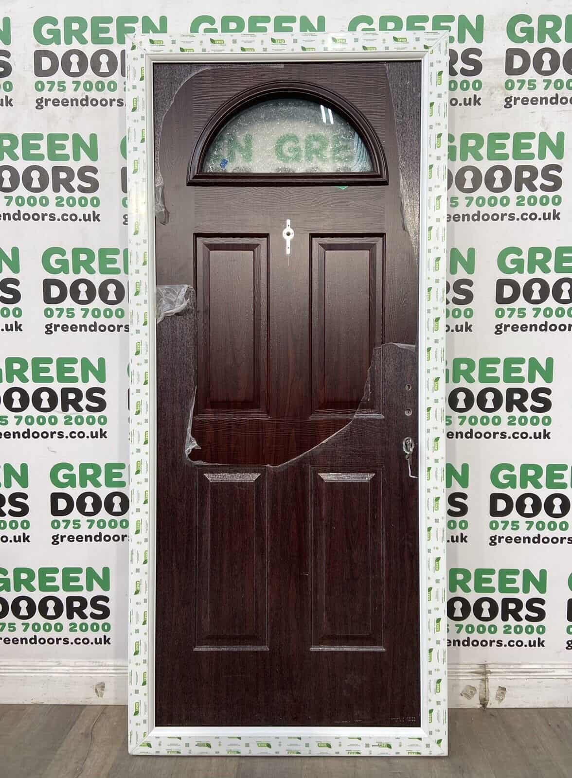 Brown Composite Front Door | Green doors