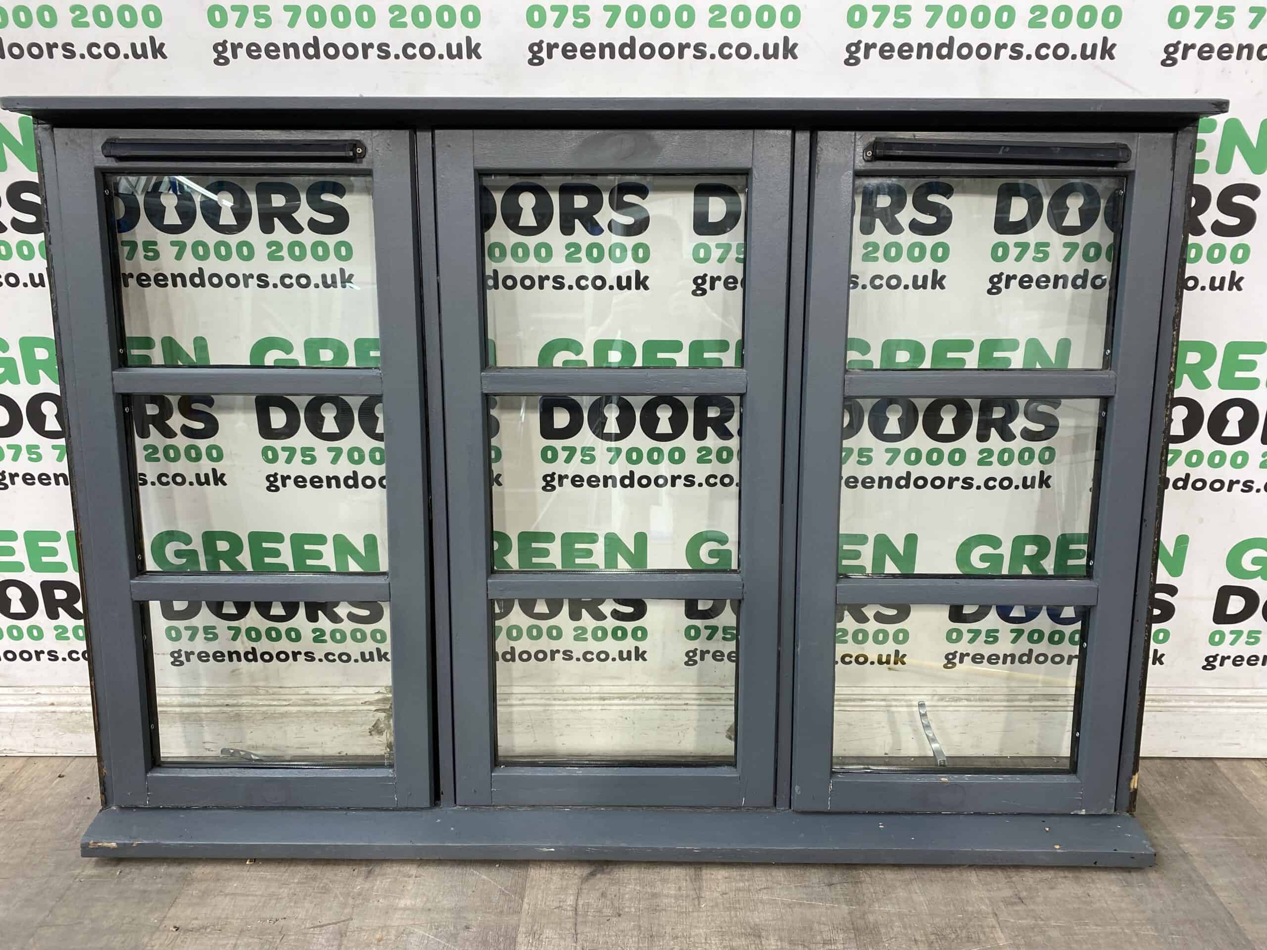SOLID OAK CASEMENT WINDOW EXTERNAL HERITAGE GREY WOODEN EXTERIOR DOUBEL GLAZED