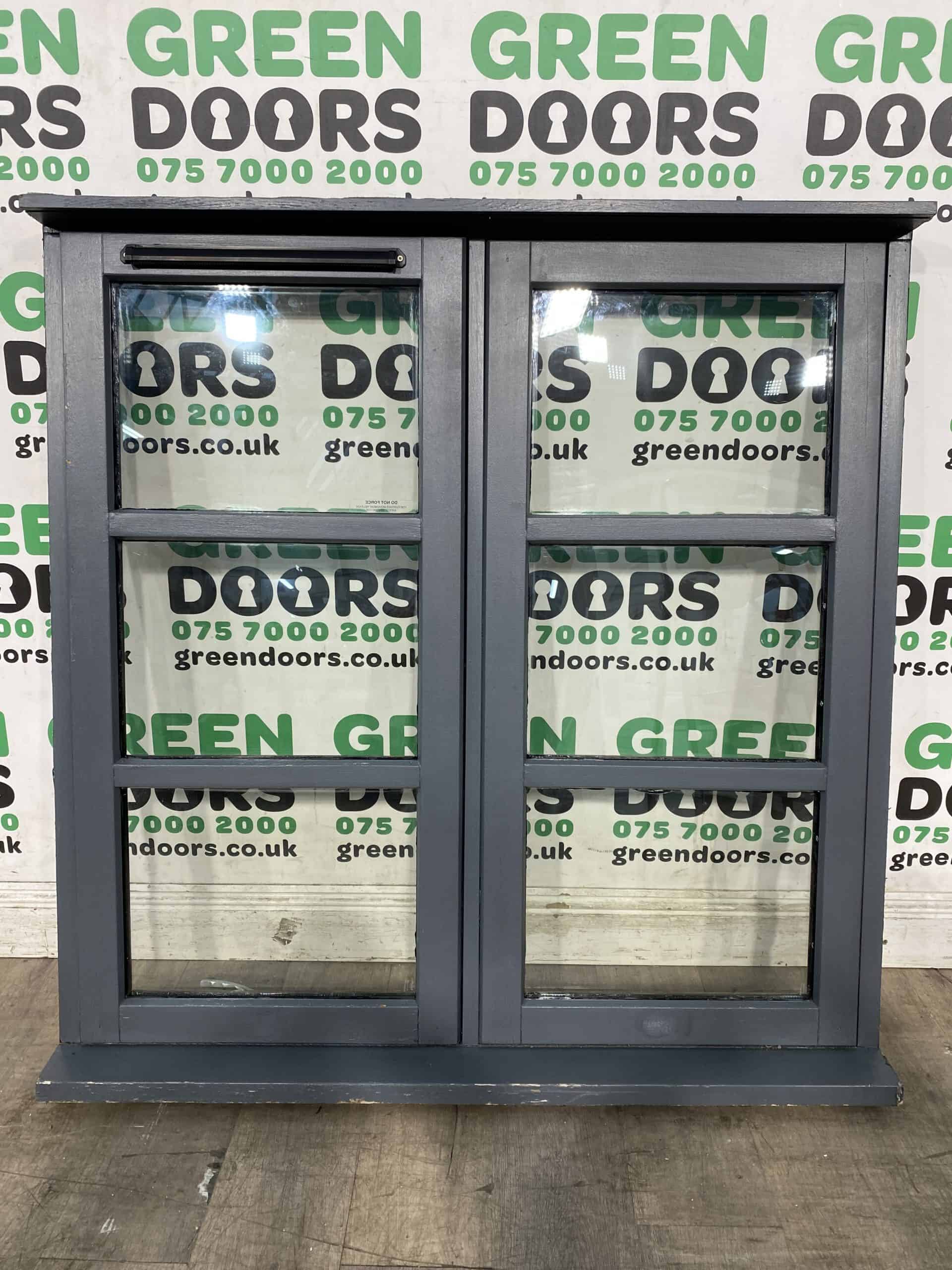 Grey Wooden Casement window