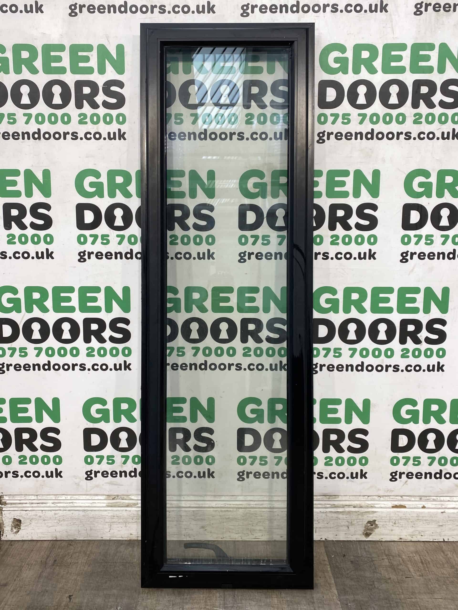 ALUMINIUM BLACK TOPHUNG WINDOW CASEMENT OUTWARDS OPENING ALI DOUBLE GLAZED
